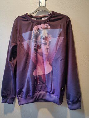 Fresh Hoods Unisex Sweatshirt - Roman Statue - S Soft Fleece Inside